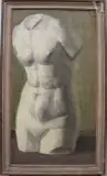 Vénus, étude de moulage by Georges Delhomme, 1924, Huile sur carton, sold Apr 2025