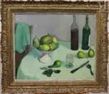 Abondance, n°311 by Georges Delhomme, Huile sur isorel, sold Apr 2025
