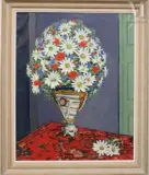 Fleurs des champs by Georges Delhomme, Huile sur toile, sold Apr 2025
