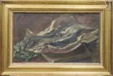 Nature morte au poisson by Georges Delhomme, Huile sur toile, sold Apr 2025