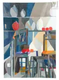 Intérieur de cuisine by Jacqueline Verdet, Huile sur toile, sold Apr 2025