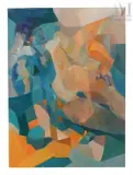 La détente by Jacqueline Verdet, Huile sur toile, sold Apr 2025