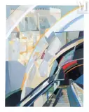 Vue de Paris depuis le métro by Jacqueline Verdet, Huile sur toile, sold Apr 2025