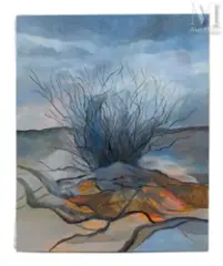 La végétation by Jacqueline Verdet, Huile sur toile, sold Apr 2025