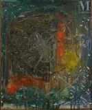 Sans titre by Thanos Tsingos, 1953, Huile sur toile, sold Apr 2025