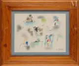 Sans titre by Manuel Hernández Mompó, 1971, Encre et aquarelle sur papier, sold Apr 2025