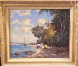 Le pique-nique by Willem Heytman, Huile sur toile, sold Jan 2025