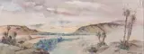 Oued El Abiod Aurès by Paul Fenasse, Huile sur toile d'origine, sold Dec 2024