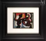 Sans titre by Jean-Michel Atlan, Pastel sur papier, sold Dec 2024
