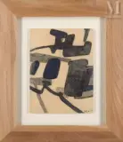 Sans titre by Maurice Estève, 1965, Fusain et pastel sur papier, sold Dec 2024