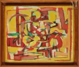 Sans titre by Marie Raymond, Huile sur toile, sold Dec 2024