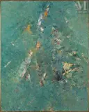 Sans titre by Jacques Germain, 1964, Huile sur toile, sold Dec 2024