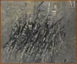 Sans titre by Jacques Germain, 1963, Huile sur toile, sold Dec 2024