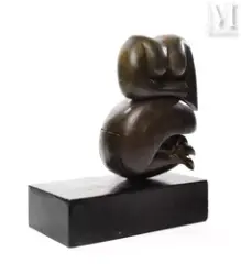 Zoraida II (Opus 87) by Miguel Ortiz Berrocal, 1964, Bronze patiné, fondu au sable, sculpture en, sold Dec 2024