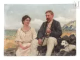 Normandie by Louis Béroud, Huile sur carton toilé, sold Dec 2024