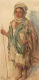 Jeune enfant debout by Edouard Verschaffelt, Huile sur toile d'origine, sold Dec 2024