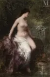 Jeune fille au bain by Henri Fantin-Latour, 1902, Huile sur toile d'origine, sold Dec 2024