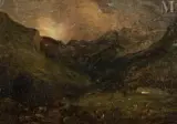 La vallée by Paul Huet, Huile sur toile, sold Dec 2024