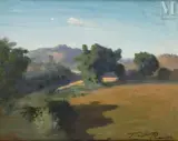 Paysage by François-Auguste Ravier, Huile sur toile, sold Dec 2024