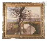Le ruisseau by Eugène Louis Parturier, Huile sur toile, sold Dec 2024