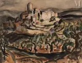 Village provençal by Willy Eisenschitz, Aquarelle sur papier, sold Nov 2024