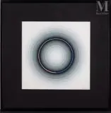 Composition by Horacio Garcia Rossi, 1991, Gouache sur papier, sold Nov 2024