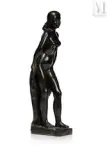 Anita by Lucile Passavant, Bronze à patine brune H :, sold Sep 2024