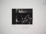 Le centimètre by Mario Avati, 1972, Gravure originale à la manière noire, sold Aug 2024