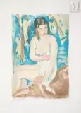 Nu sortant du bain by Charles Camoin, 1946, Lithographie originale (Atelier Mourlot), sold Aug 2024