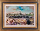 Les Baux de Provence by Robert Vernet-Bonfort, Huile sur toile, sold Jun 2024