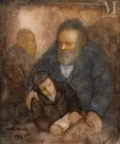 L'enseignement by Marek Rudnicki, Huile sur toile, sold Apr 2024