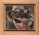 Sans titre by Serge Poliakoff, 1947, Huile sur panneau d’isorel, sold Jan 2024
