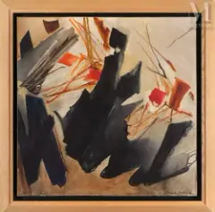 Farigoule II by Huguette Arthur Bertrand, 1962, Huile sur toile, sold Jan 2024