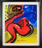 Sans titre by Bengt Lindström, Huile sur toile, sold Jan 2024