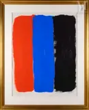 Sans titre by Bram Bogart, 1969, Gouache sur papier, sold Jan 2024