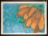 L'homme-printemps, circa 1973 by Jean Messagier, Pastel sur papier, sold Jan 2024