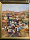 Paysage by Samuel Azuelos, Huile sur toile, sold Oct 2023
