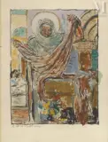 Sainte by George Desvallières, Encre et gouache, sold Sep 2023