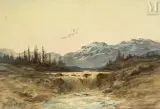 Souvenirs des Vosges by Gustave Doré, Aquarelle, sold Jun 2023