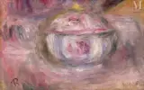 Sucrier - fragment by Pierre-Auguste Renoir, Huile sur toile, sold Jun 2023