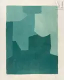 Composition by Serge Poliakoff, 1966, Lithographie en couleurs, épreuve d'artiste, sold Jun 2023