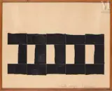 Echelle simple by Jean-Pierre Pincemin, Gouache et crayon sur papier, sold Jun 2023