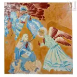Annonciation , Assomption de la Vierge (diptyque), 1983-1984 by Louis Cane, Acrylique sur toile, diptyque, sold Jun 2023