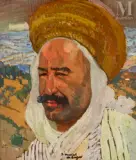 Portrait d'homme by Marius de Buzon, Huile sur panneau une planche non parqueté, sold Jun 2023