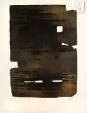 Eau-forte XV by Pierre Soulages, 1961, Eau-forte sur vélin d'Arches, épreuve, sold Jun 2023