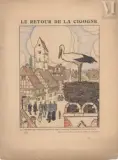 Le retour de la cigogne by Jean-Jacques Waltz dit Hansi, Aquarelle sur traits gravés, sold May 2023