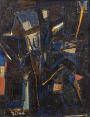 Sans titre by Nejad Melih Devrim, Huile sur toile, sold May 2023