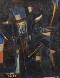 Sans titre by Nejad Melih Devrim, Huile sur toile, sold May 2023