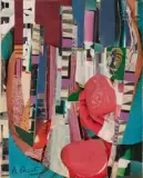 Gloriole by Alix Rist, Collage sur carton, sold May 2023