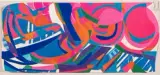Minicomposition by Alix Rist, Collage sur papier marouflé sur toile, sold May 2023